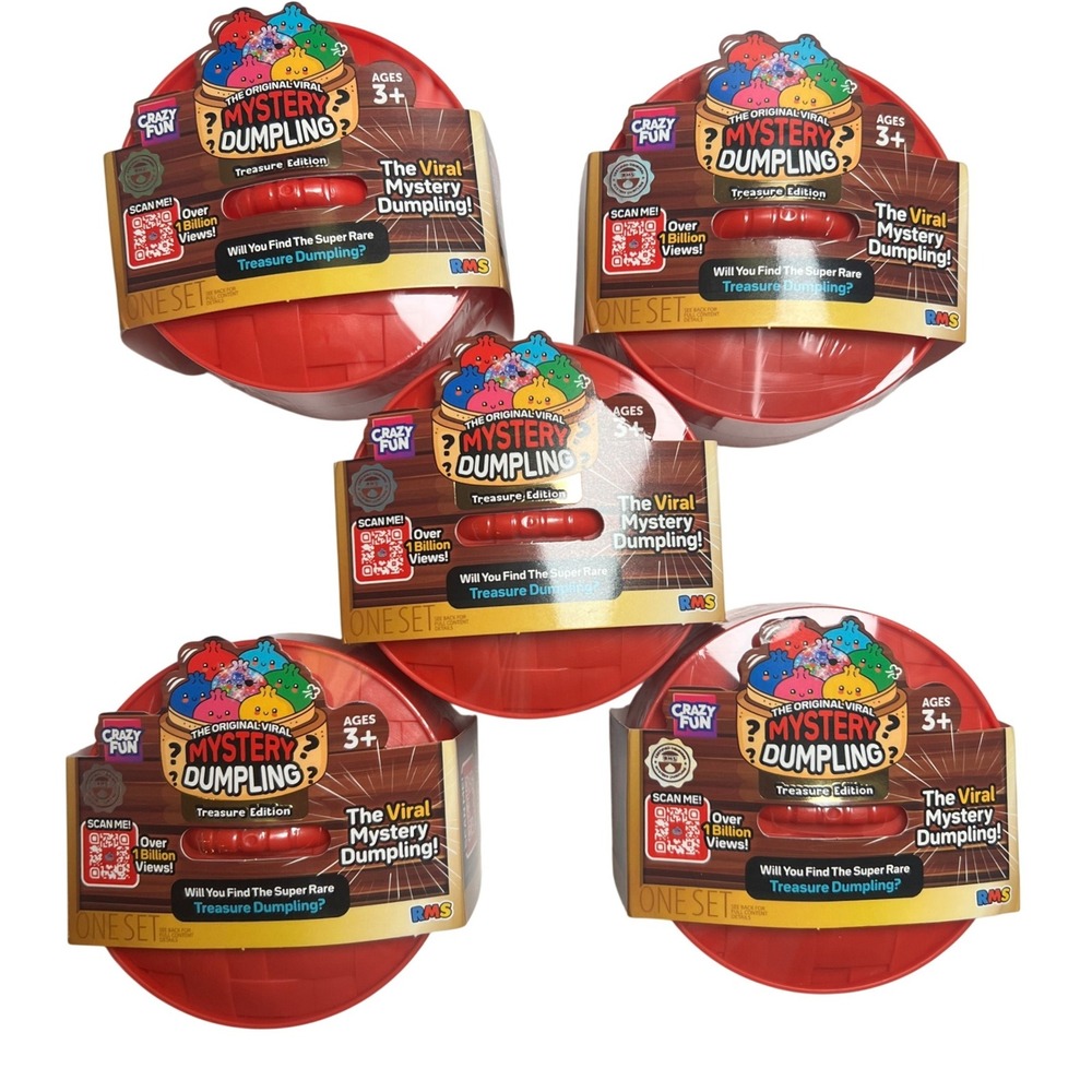 RMS Crazy Fun Mystery Dumpling Treasure Edition Squishy Fidget x1